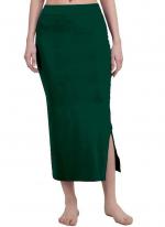 Lycra Green Casual Wear Plain Shapewear